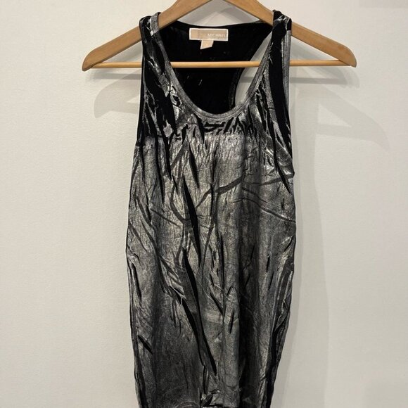 MICHAEL kors raceback metalic tanktop size small - Picture 7 of 8